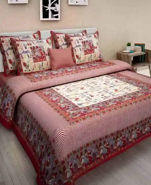 Double Bedsheets Under Rs 599 jaipur fabric , Home expressions USA and more